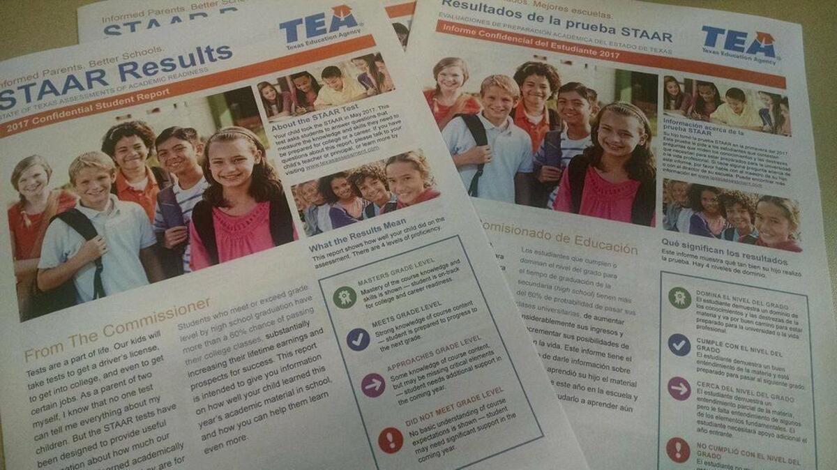 The State of Texas Assessments of Academic Readiness, known as STAAR , are a series of state-mandated standardized tests used in Texas schools to assess a student's achievements and knowledge. The State of Texas Assessments of Academic Readiness, known as STAAR , are a series of state-mandated standardized tests used in Texas schools to assess a student's achievements and knowledge.